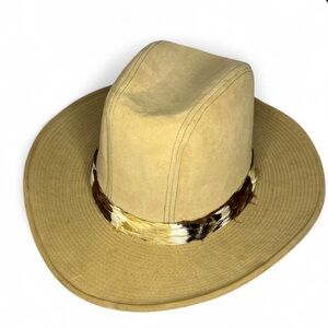 Vintage Levi Strauss & Co. / LEVI'S Strauss feather Suede Western Cowboy Hat